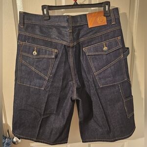 Phat Farm Classic Baggy Jean Shorts Streatwear Size 34